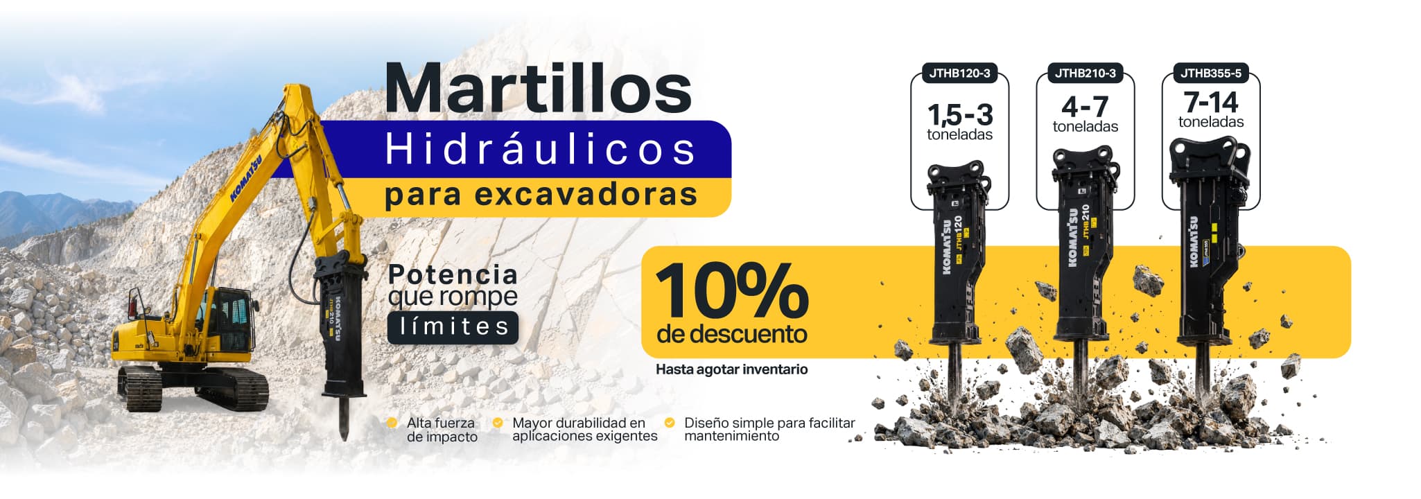 Martillos hidráulicos