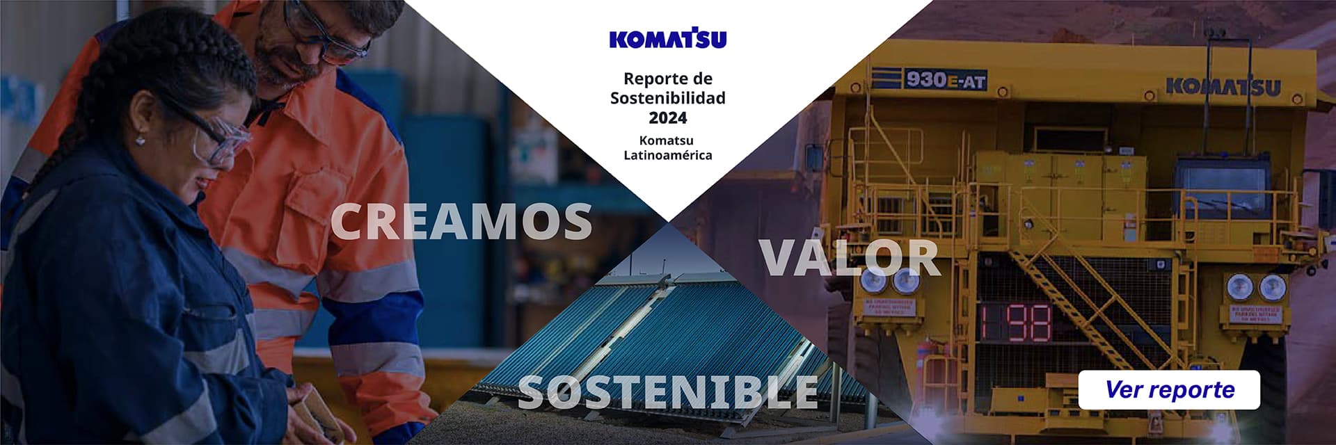 Reporte de sostenibilidad Komatsu